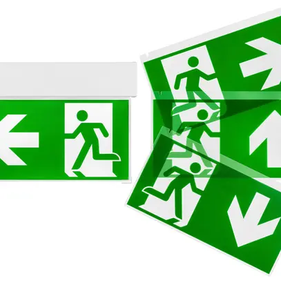 Lampada di segnalazione d'emer.LED Tridonic Exit BASIC IP40 3.5W bat 3h as ap tc 