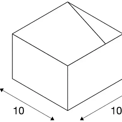 LED-Wandleuchte SLV LOGS IN, 12W 230V 2000…3000K 490lm IP20 weiss 