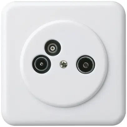 Presa d'antenna INC TV-R-Dati basico C 2GHz 4dB bianco 