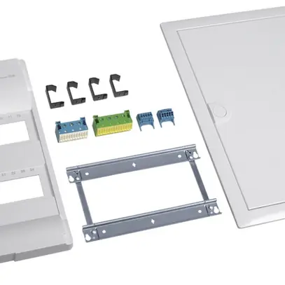 Kit di montaggio Hager volta con cornice/porta 2-file 