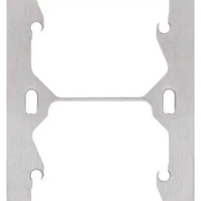 Placca di fissaggio Hager I-I-I-I 77×257mm 