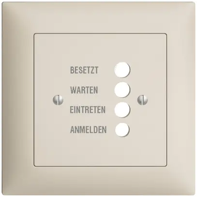 Kit front. INC EDIZIOdue crema, 88×88 per stazion.d.porta 1334.D 