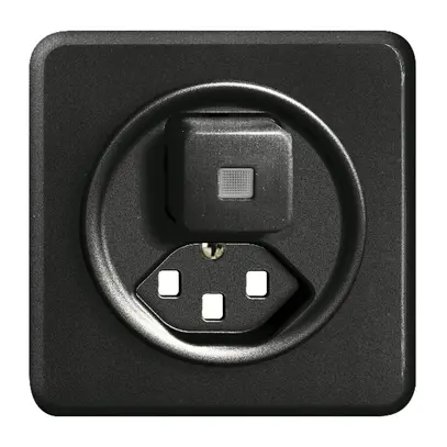 Kit frontale INC FH T23 nero 86×86mm con lente 