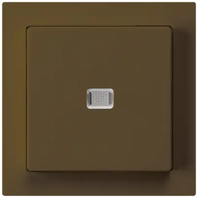 Interrupteur lumineux ENC kallysto 6/1L brun 