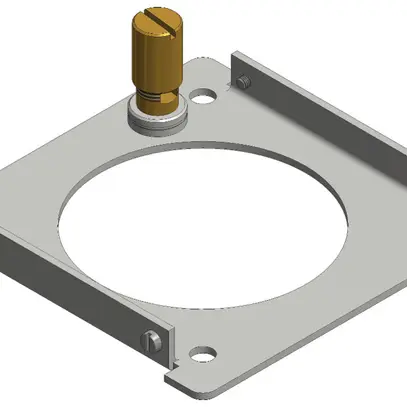 Plaque de base Ellipse Al blanc, IP54 