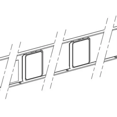 Distributeur à barrettes Canalis KNA 100A 3L+N+PE 4×départ blanc IP55 2m 