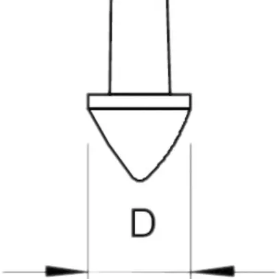 Pointe à frapper Bettermann pour piquet de terre 