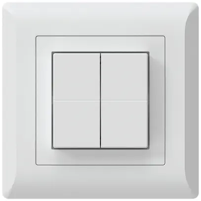 Funktaster Friends of Hue KLI, 4×, 92×92mm, klebend, weiss 