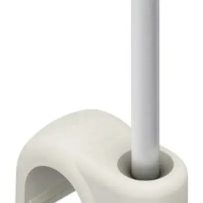 Bride à clou 7mm 25mm blanc 