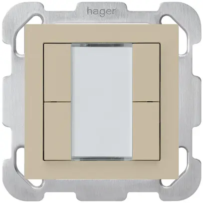 Poussoir ENC kallysto B KNX 4× s/e-link beige 