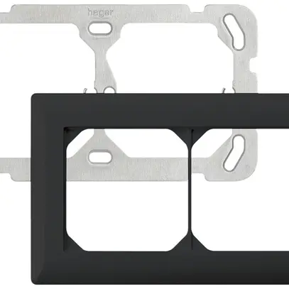 Intestazione INC kallysto.line 1×2 nero orizzontale 