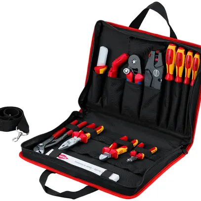 Borsa per utensili KNIPEX "Kompakt" Elektro, 14 pezzi 
