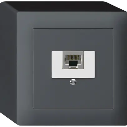 Scatola AP kallysto 1×RJ45s antracite 
