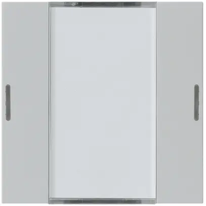 Kit frontal Hager kallysto 2×KNX LED systemlink/easylink gris clair 