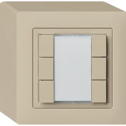 Poussoir universel AP 6×kallysto avec LED beige 