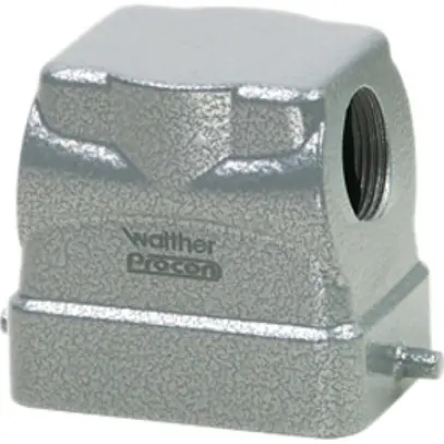 Boîtier de fiche Walther PROCON P712606, filetage 1×M20, H=56mm, Al 