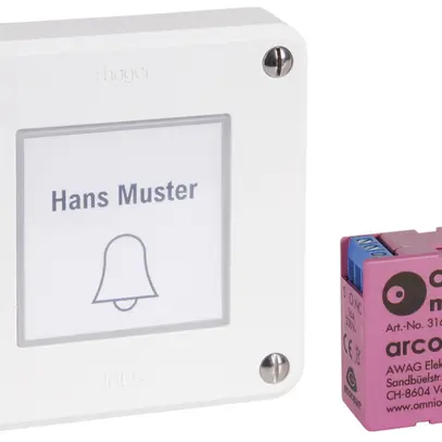 Kit de démarrage NASS Omnio N°61, préconfiguré "sonnette", IP55 