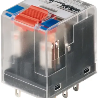 Relais RIDERSERIES RCM 230VAC 2W mit Prüftaste 240VAC 12A 