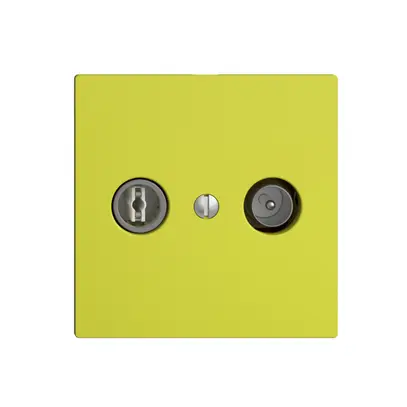 Prise TV-R ENC EDIZIOdue 11dB lemon à large bande 5…2000MHz, F 