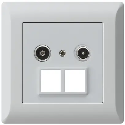 Presa multimedia INC kallysto.line R/TV 14dB 2GHz grigio chiaro 