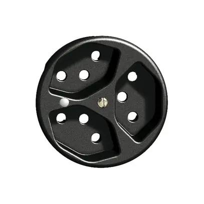 Disque frontal FH 3×T13 noir Ø58mm, lentille, 