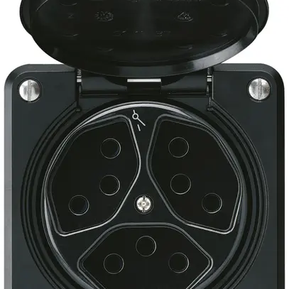 Presa INC robusto 3×tipo 13/1 nero 