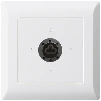 Interrupteur rotatif ENC kallysto.line 0/1L blanc pour serrure sûreté s.cylindre 