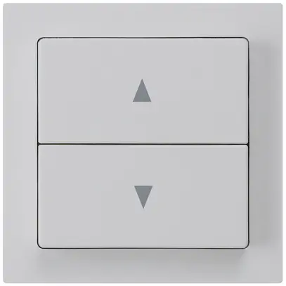 Pulsante per tapparelle kallysto grigio chiaro con 2 tasti di comando 