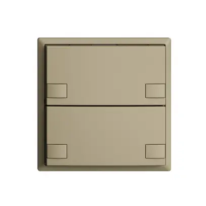 Pulsante INC KNX 2×EDIZIOdue colore sand RGB senza LED 