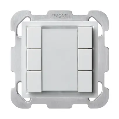 Pulsante universale INC 6×kallysto B con LED bianco 