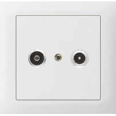 Prise d'antenne INC kallysto R-TV montage T boîte INC G3 19dB 2GHz blanc 