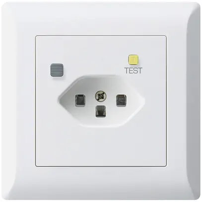 Presa INC KLI T23 FI 30mA bianco 
