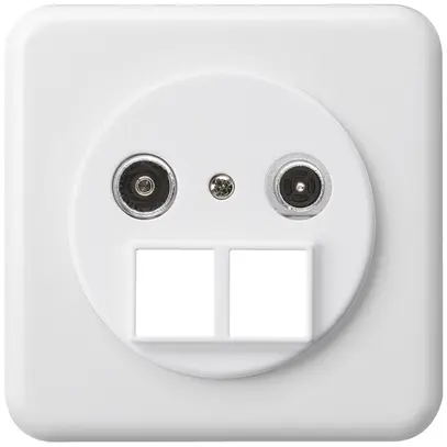 Prise multimédia ENC basico TV-R montage C 23dB 2GHz blanc 