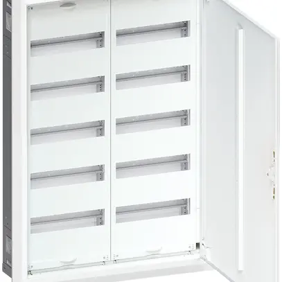 Distributeur ENC Hager univers 5 rangées 120UM porte IP30 550×800×110mm 