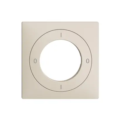 Kit frontal EDIZIOdue 0-1-0-1 60×60mm crema pour interrupteur à clé 