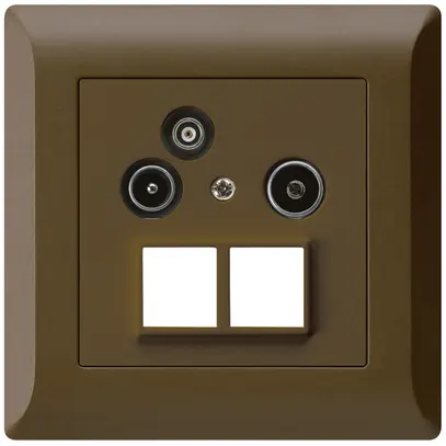 Prise d'antenne ENC R/TV/données HMS kallysto.line 19dB brun 