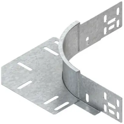 Gomito angolare per canale portacavi M60mm zincato sendzimir 