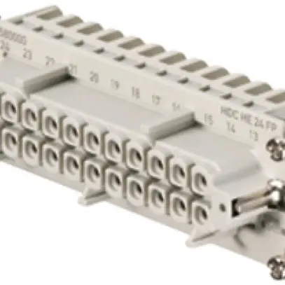 Buchseneinsatz Weidmüller HDC HE 500V 16A 24L PUSH IN Gr.8 