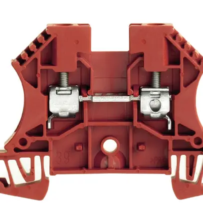 Borne de passage Weidmüller WDU connexion à vis 4mm² TS35 rouge 