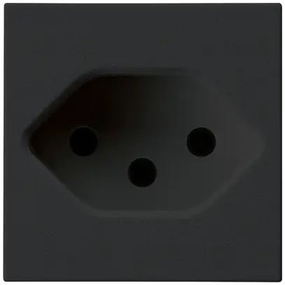 Frontplatte Hager Typ 13 45×45 schwarz 