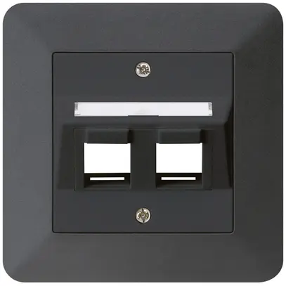 Kit de montage ENC kallysto.trend 2×Keystone noir 