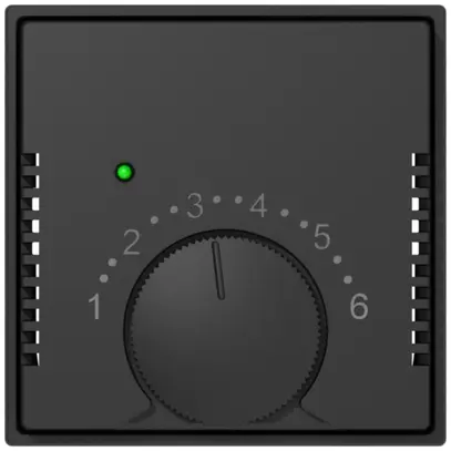 Termostato ambiente ABB SIDUS E indicatore, antracite 