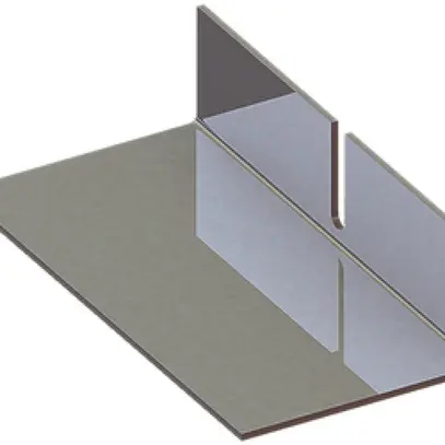 Cloison de séparation AGRO pour canal d'installation 6554 Al 