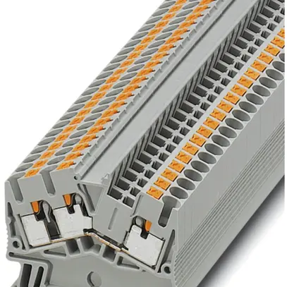 Morsetto pass.0.14…4mm² grigio con.Push-in PTS 2.5-TWIN 