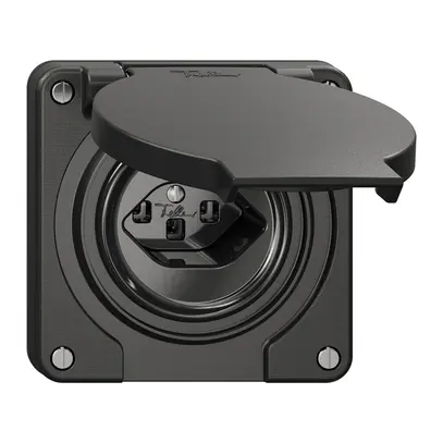 Prise NEVO N.CO, 1×T23, IP21, noir 