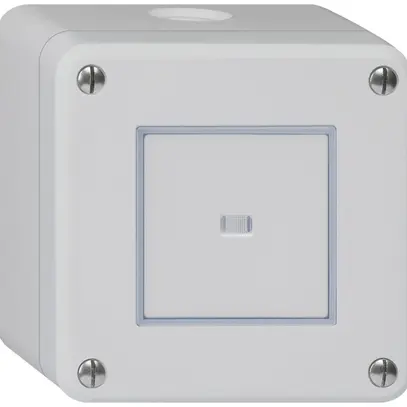 Contact à poussoir AP robusto IP55 gris lumineux 