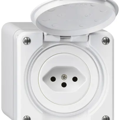Prise AP robusto type 13 blanc 