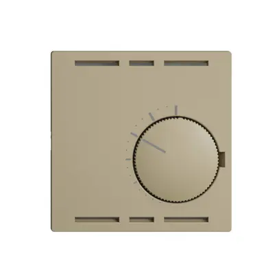 Thermostat d'ambiance ENC EDIZIOdue sand, sans interrupteur 