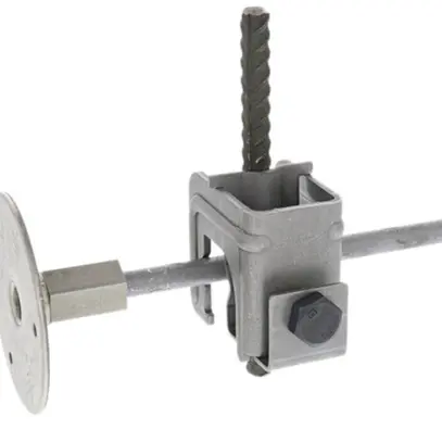 Punto di messa a terra DEHN/elvatec M10 perno di collegamento e morsetto a clip 