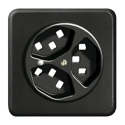 Kit frontal ENC FH 3×T23 noir 86×86mm, lentille, 